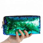 Chic Shiny Reversible Cosmetic Paillette Sequin Makeup Bag Flip Sequin Bag Portable Clutch Pouch Pencil Organizer