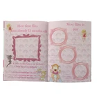 2019 best selling new design baby first year keepsake memory record book manufacture in China
