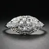 2013 New Diamond Art Deco Engagement Ring