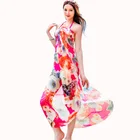 Wholesale Fashion ladies summer long women beach silk scarf
