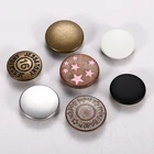 Garment DIY china wholesale 8mm 12mm 35mm custom spring snap on clothing buttons