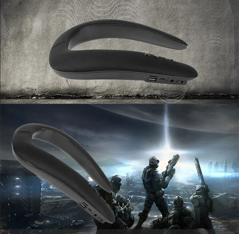 Private Neck soundbar handsfree HD Sound Bluetooths Wireless Speaker - ANKUX.COM