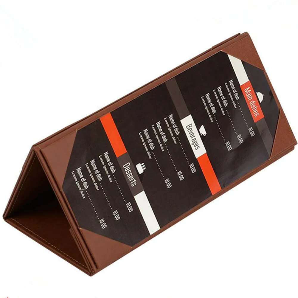 3 fold menu covers