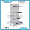 Supermarket Multi Layers Metal Double Sided Gondola Display Shelf with Different Colors