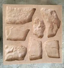rubber artificial stone decorative wall veneer stone silicone mould