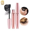 QIBEST Cosmetic FDA Approved Black Thick 3D Fiber Eye Lash Growth Mascara For Eyelash Extensions