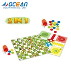 Educational 2 in 1chess board game toys snakes and ladders