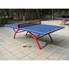 New design 2019 model SMC top thickness 14MM half moon outdoor table tennis table