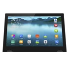 OEM wireless charging quad core RK3368 android tablet pc 13.3 inch L Shape bracket Desktop with NFC