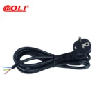 German 250V VDE 3 pins electrical power cord plug