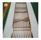 ZB25 Custom Design Stainless Steel Hanging Room Divider Decorative Furniture Folding Screen Room Divider