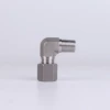 STAINLESS STEEL HYDRAULIC FITTINGS HIGH PRESSURE 90 ELBOW NPT MALE THREAD ADAPTER 1N9 PIPE FITTING
