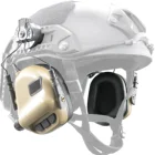 OPSMEN EARMOR M31H ARC Military Helmet Headset Electronic Hearing Protector Tan Shooting Earmuff AUX Input NRR22 Sound Proof
