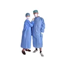 SMS nonwoven waterproof knitted cuff disposable surgical hospital gowns