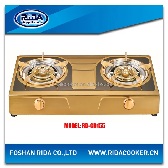 new modelr gas stove 2 burners portable steel