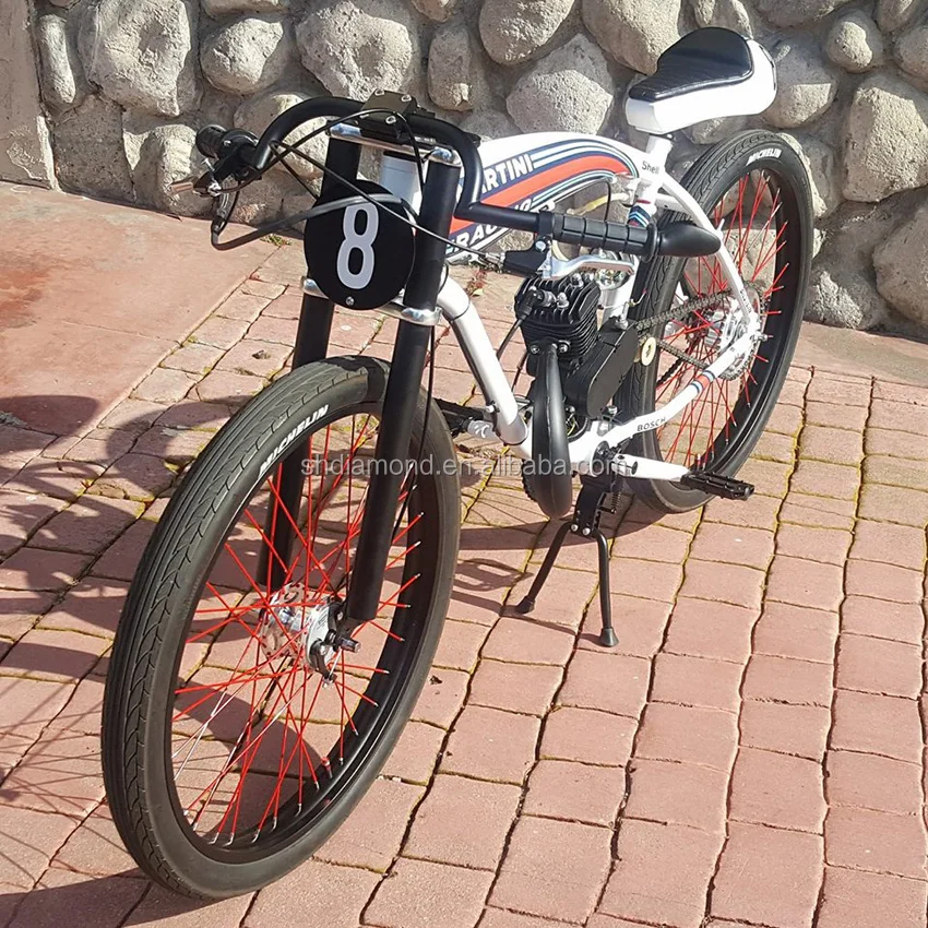 custom motorized bicycle gas tank