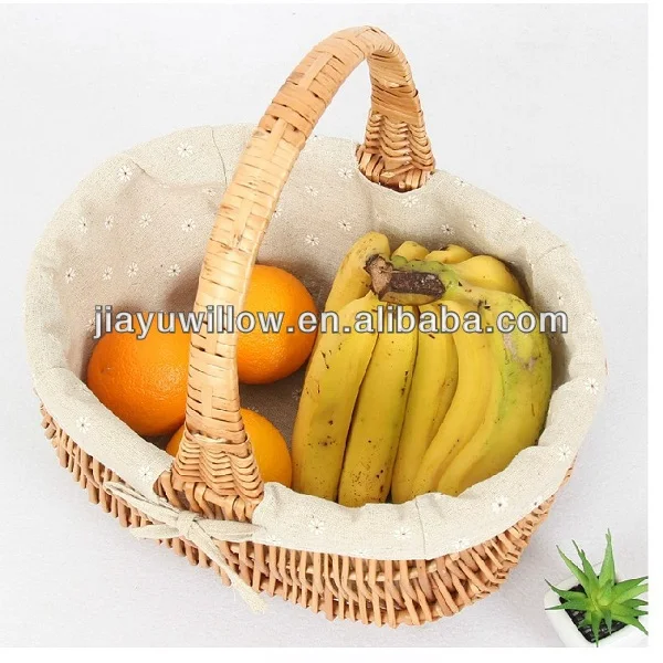 cheap wholesale wicker fruit baskets from chinese supplier