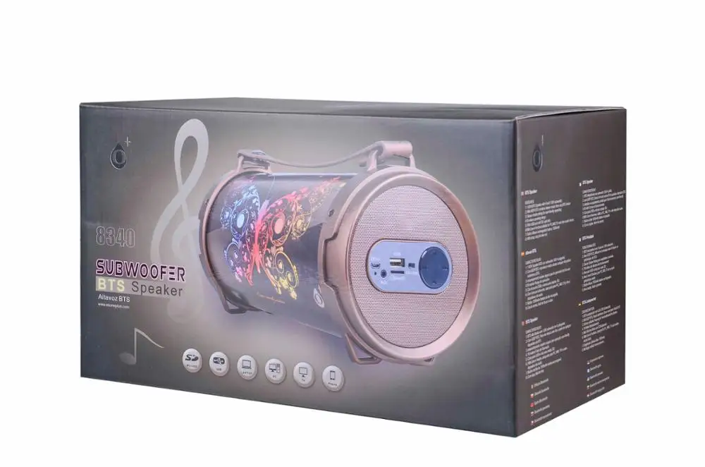 Hip hop style wireless portable speaker from any BTS device speaker - ANKUX Tech Co., Ltd