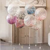 36 inch Latex Giant Clear Transparent Confetti Balloons For Birthday Party Wedding Decorations Suppliers