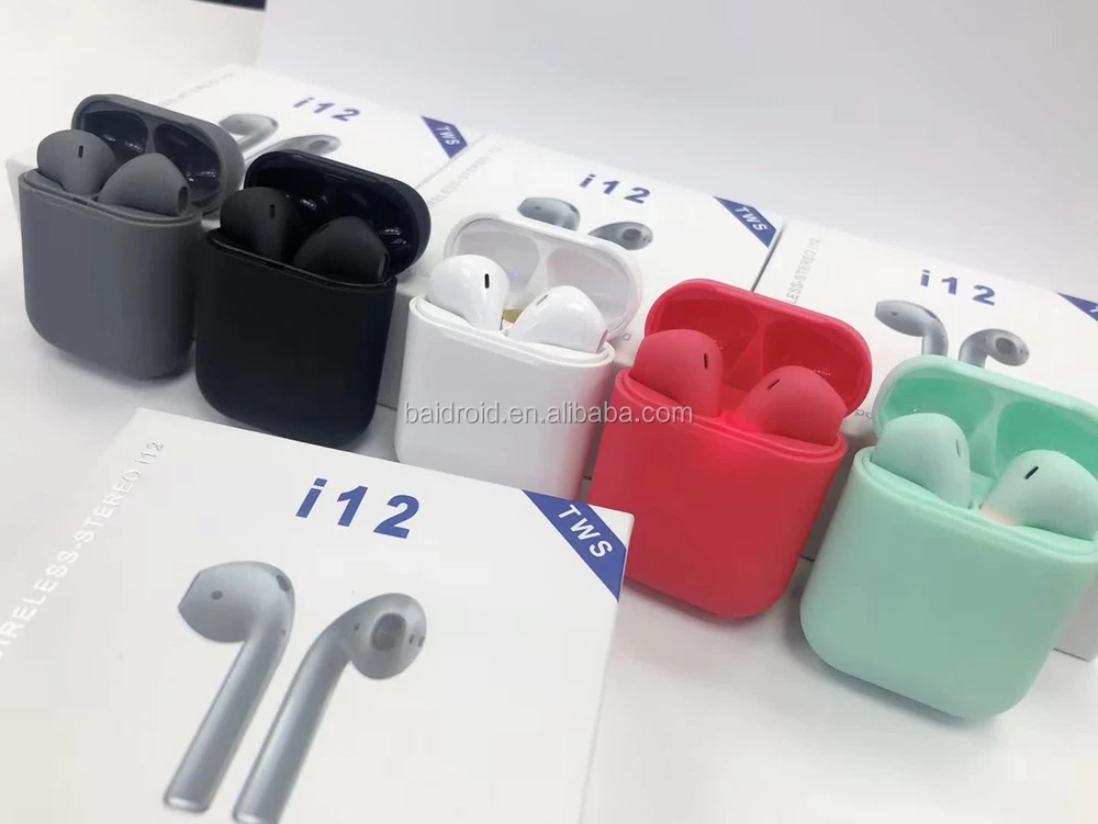 [i12 Jerry Model] i12 Wireless Earphones Jerry Scheme TWS 5.0 Headphone Bluetooth i7s tws i8x i9s i10s i11 i100 for apple - ANKUX.COM