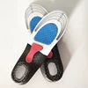 Factory price sport massaging silicone gel insoles with logo printed
