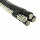 underground high tension power cables 11kv 2x16 abc cable specification price list