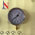 16 Bar 2 Inch C Type Bourdon Tube Pressure Gauge