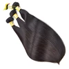 one pack for a full head natural straight shining hair weft with peruvian hair lace closures