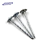 Well processed hot dipped galvanized twisted umbrella competitive zinc roofing nail