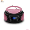 Full color Kids portable stereo CD player with FM /AM radio AUX line in
