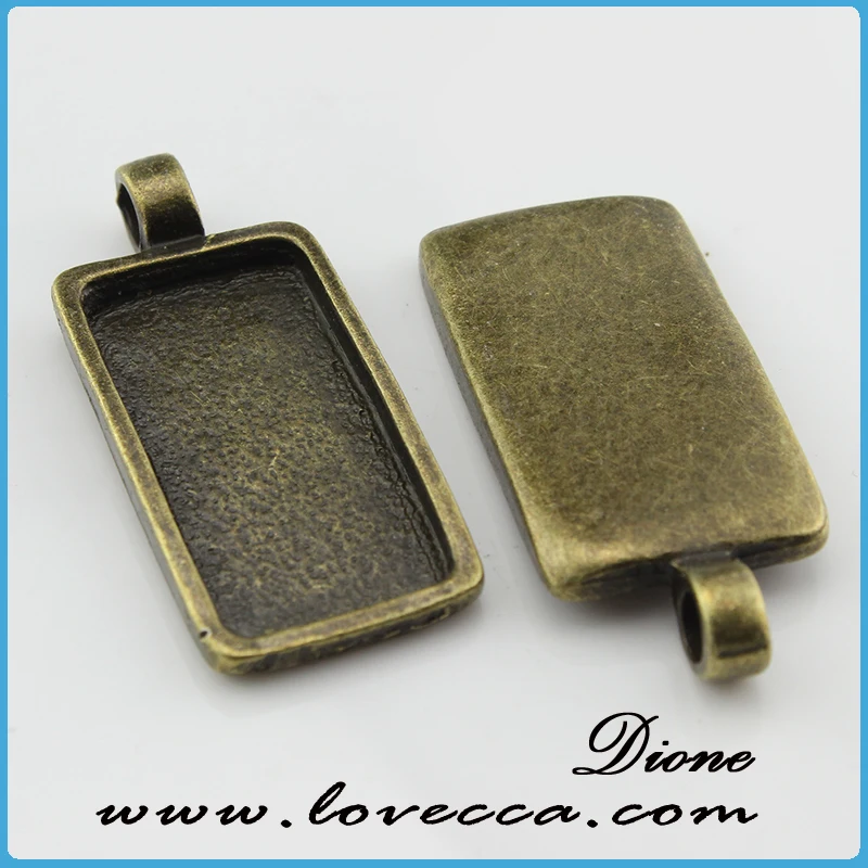 Antique bronze alloy cameo trays ,alloy pendant base for cabochons,fashion necklace pendant tray