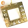 wholesale cheap personalized engraved metal photo frame ornament