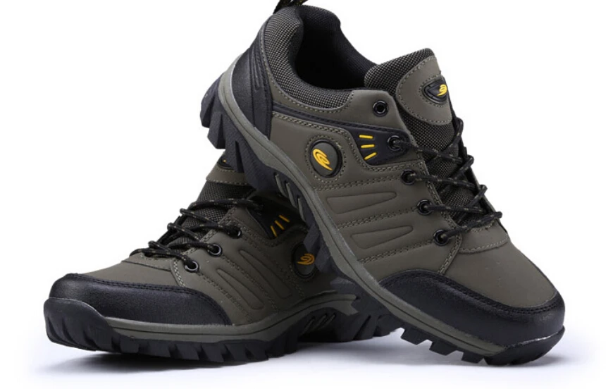 Giles Jones Mens Climbing Shoes Autumn Suede Comfort Camping Climbing Trekking Shoes