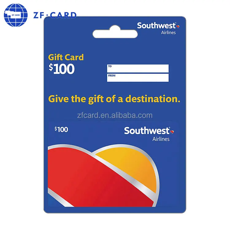 custom plastic gift card with backing cardboard for shop pro