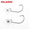 PALADIN Unpainted Lead Round Head Fishing Jig Hooks for Freshwater Fishing and Saltwater Fishing