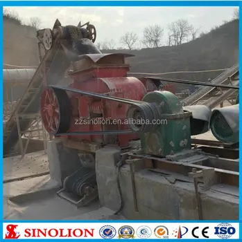 Manganese steel geared and smooth roll small mini laboratory double roller crusher factory price