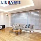 Double Layer Fabric Design Roller Shades Ideal For Bedrooms, Living Rooms & Offices
