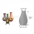 High quality outdoor chimenea cover patio chimney cover