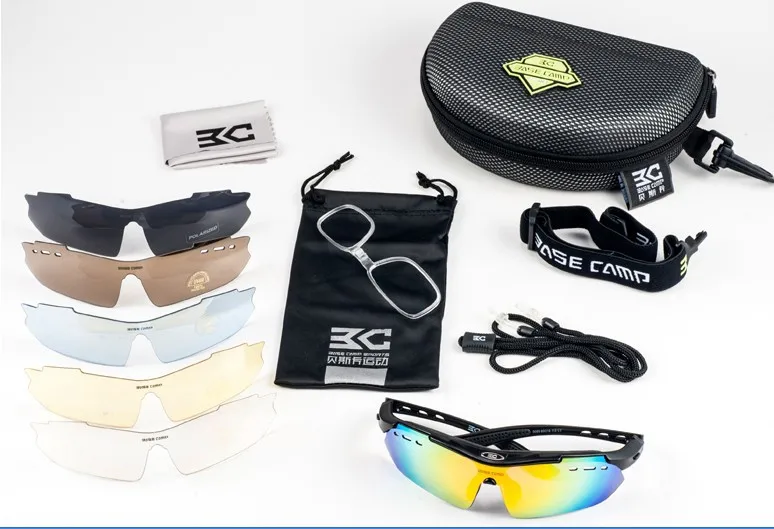 Men Women Bike Bycicle Ccycling Eyewear Polarized Sunglass Sunglasses Goggles Sports 5 Lens