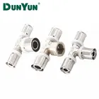 Hot Selling Brass Equal Union Tee Al Pex Pipe Press Fitting