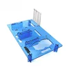 QDIY Professional Modder Acrylic Case Transparent Plexiglass Computer Chassis Nude ATX blue acrylic open chassis