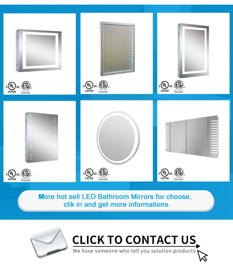 modern wall mirror with led light