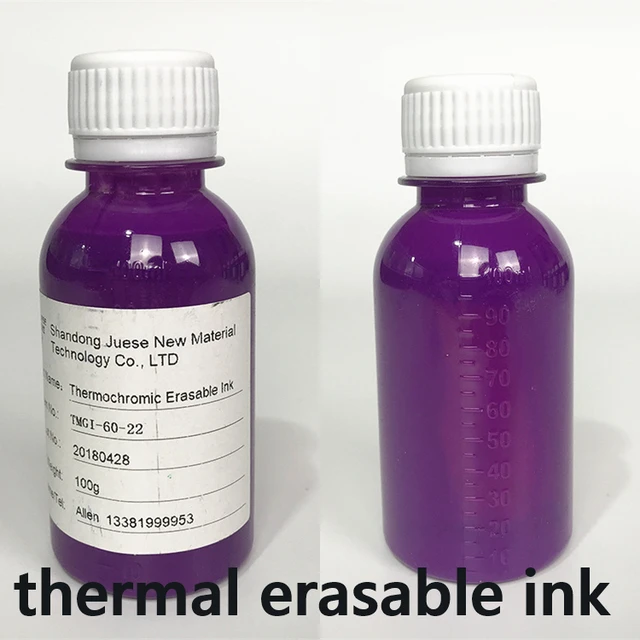 violet purple watercolor pen erasable ink pen thermochromic