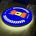 Factory outlets led light word led mini acrylic display board luminous characters billboard led letter sign