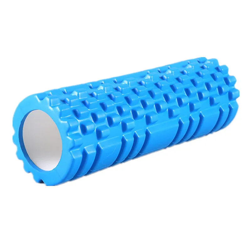 Medicine foam roller 12"4" with grid for deep tissue massage and muscle therapy eva yoga roller fitness equipment