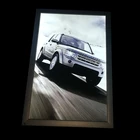 Custom round corner picture frame small slim display ultra thin led light box