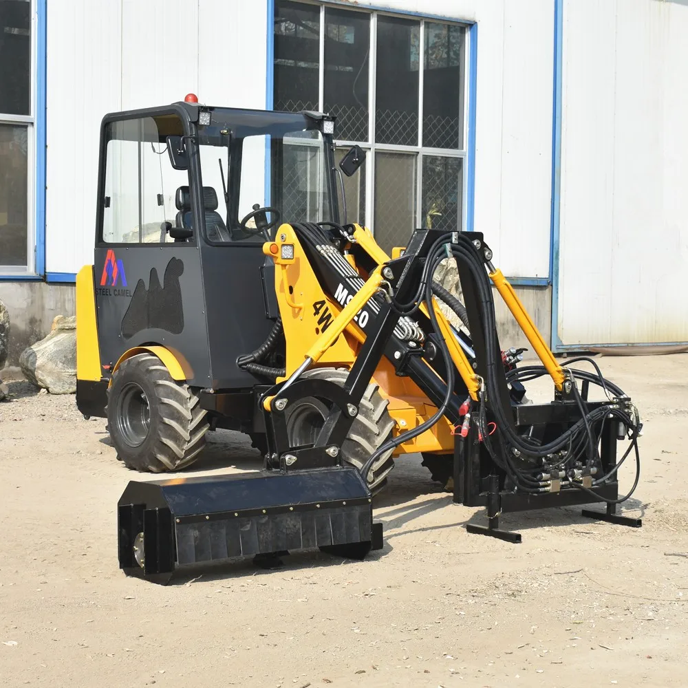 Bobcat Attachment Flail Mower For Skid Steer Small Wheel Loader - Buy