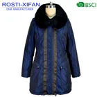 Fashion Woman Rex Rabbit fur Winter Padding Coat For Outdoor
