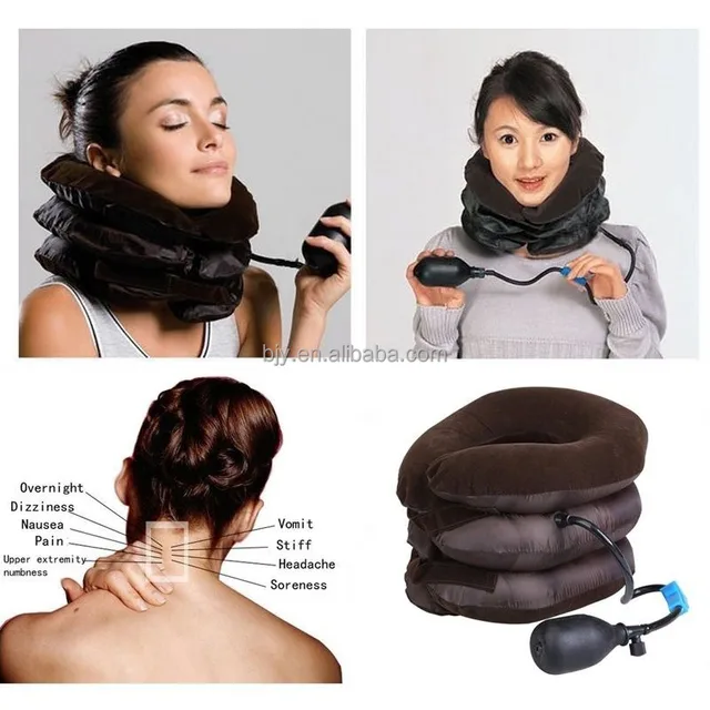 cervical neck traction for headache head back shoulder neck pain