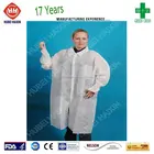 Unisex Adult Non-woven Disposable Lab Coat Isolation Gowns Smocks